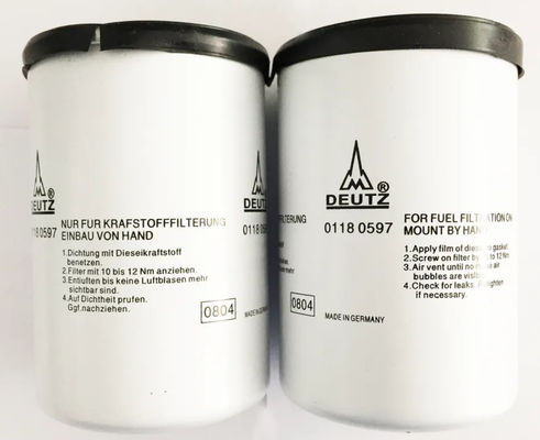 OEM BF4M डीजल जेनरेटर ईंधन फ़िल्टर 21492771 01180597 पार्ट्स